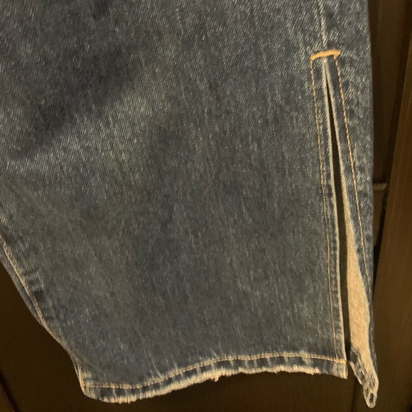 SOLD ymi dream collection 90's full length wide leg medium wash jeans - Picture 4 of 4